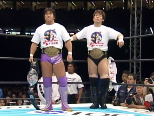 Flashback Friday: Minoru Tanaka and Koji Kanemoto versus Tatsuhito Takaiwa  and Shinya Makabe, 1/4/01 | King of Sports